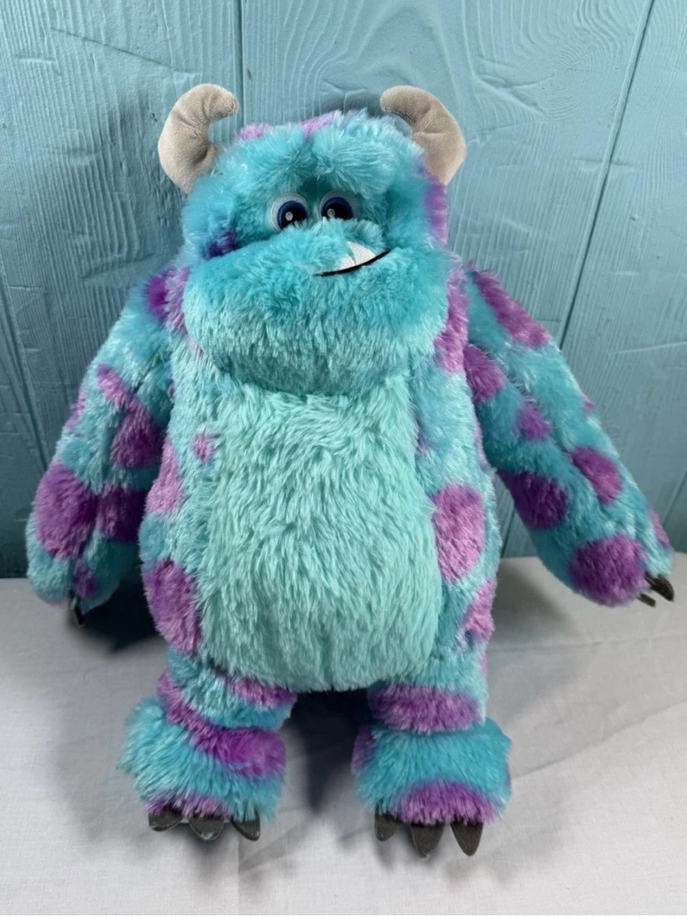 Build-A-Bear Turquoise and Purple Plush Monster